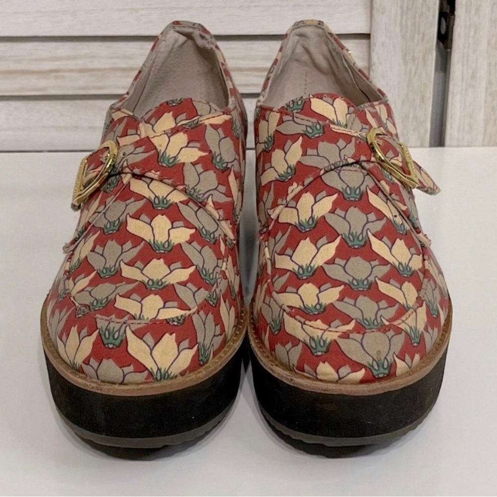 Rachel Antonoff Red and Cream Platform Shoes - Picture 2 of 10